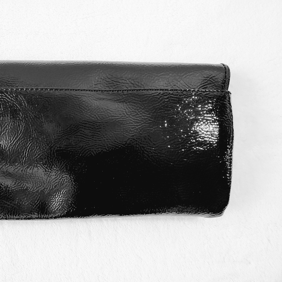 Nine West Black Patent Envelope Purse - Picture 2 of 6